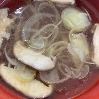 椎茸とねぎのスープ